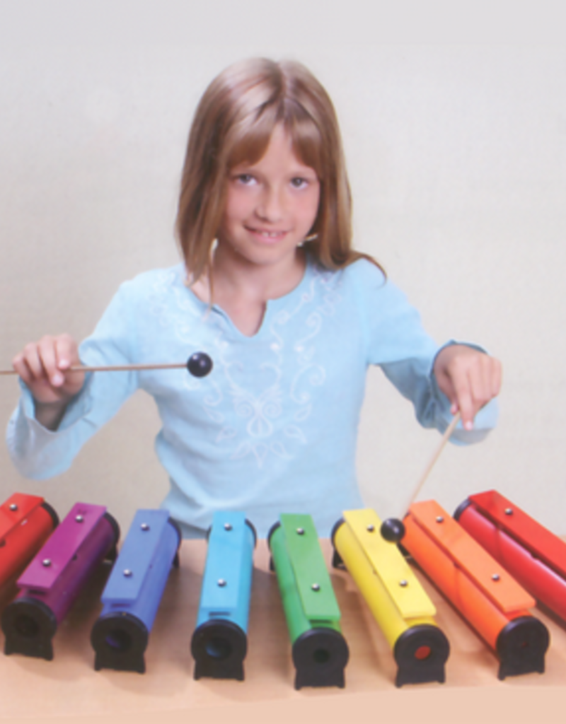 boomwhackers GO Percussion  Sound Tube set 8 diatonic incl. beater & bag