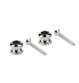 Boston Straplock button with screw 2x Nickel
