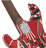 Fender EVH striped frankie red/black white