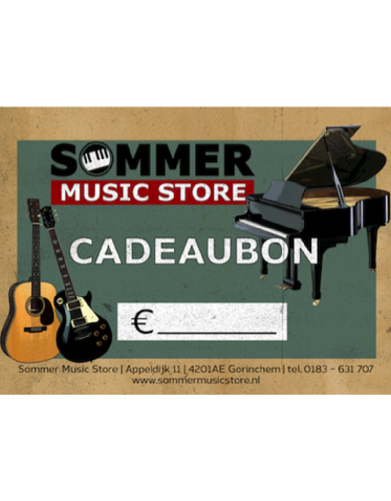 Sommer Music Cadeau bon 50 EURO