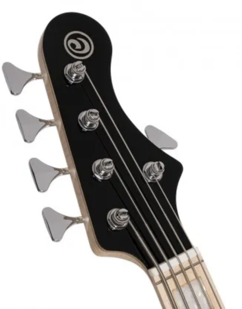 Cort Cort Elrick NJS5 5-String Bass Guitar, Gloss Black Finish w/ Maple Fingerboard & Gig-Bag