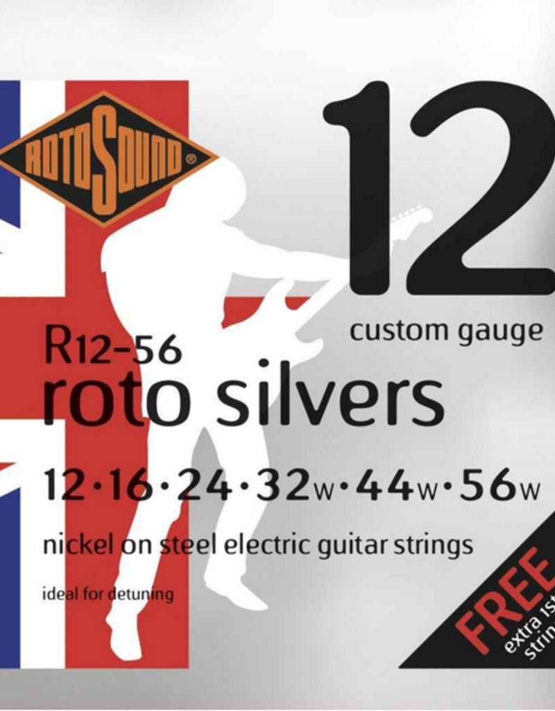 Rotosound Rotospound roto silvers 012-056 (plain steel G)