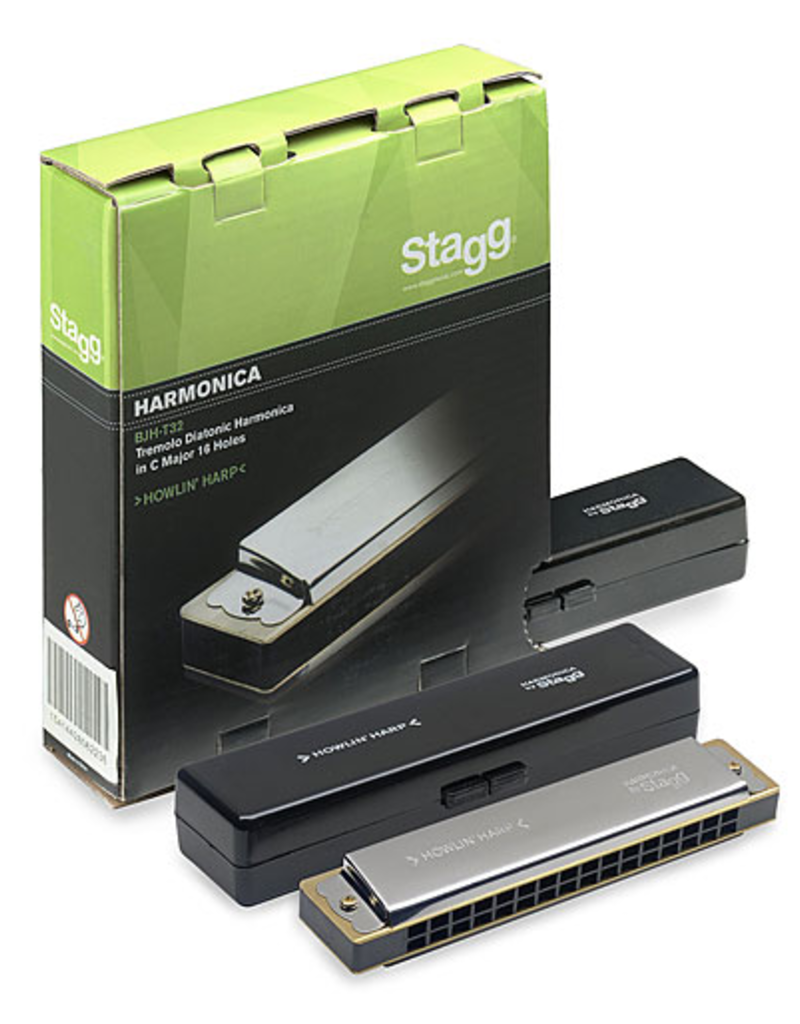 Mondharmonica 16 gaten, ,32 tonen C majeur