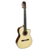 martinez Martinez MP14RW artist crossover gitaar solid spruce/rosewood inclusief gevoerde hoes