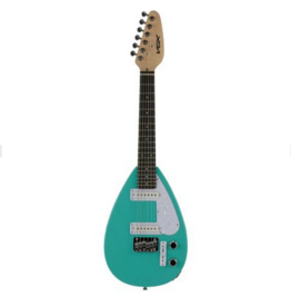 vox VOX Mark III Teardrop Mini Aqua Green elektrische gitaar in mini-formaat met draagtas