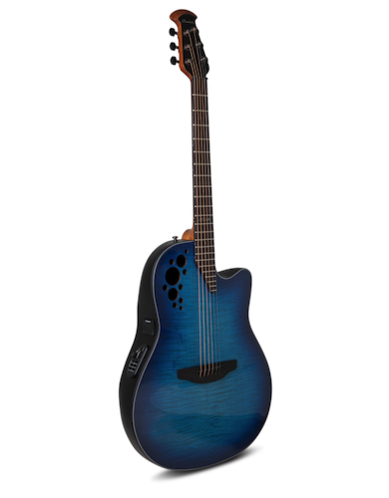 Ovation Ovation Celebrity Elite Plus CE44P Mid Cutaway Blue Flame Maple Limited Edition