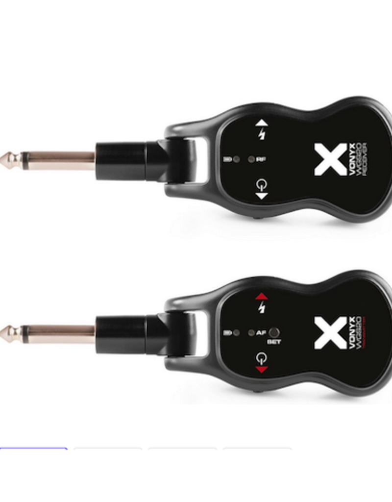 Vonyx WGS20 draadloos gitaar systeem (zender en ontvanger met accu)