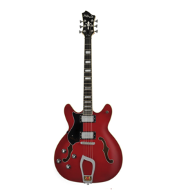 Hagstrom Hagstrom Viking Hollowbody gitaar Transparent Cherry left/linkshandig