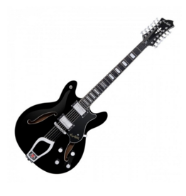 Hagstrom Hagstrom Viking Deluxe 12-String Gloss Black