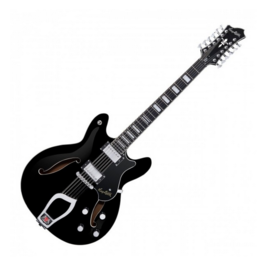 Hagstrom Viking Deluxe 12-String Gloss Black