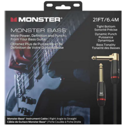 Monster Monster Prolink Bass cable 6 meter recht/haaks