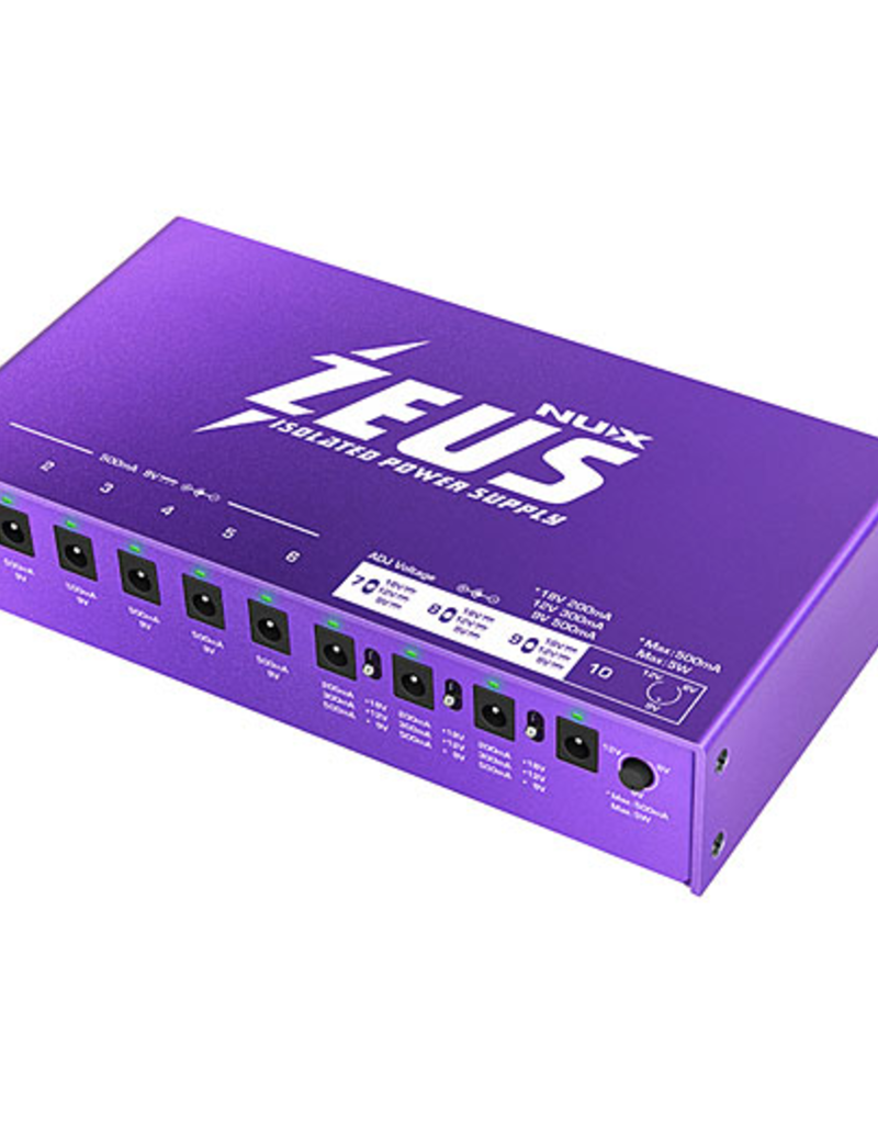 nux NUX Zeus Isolated Power Supply multivoeding voor effectpedalen