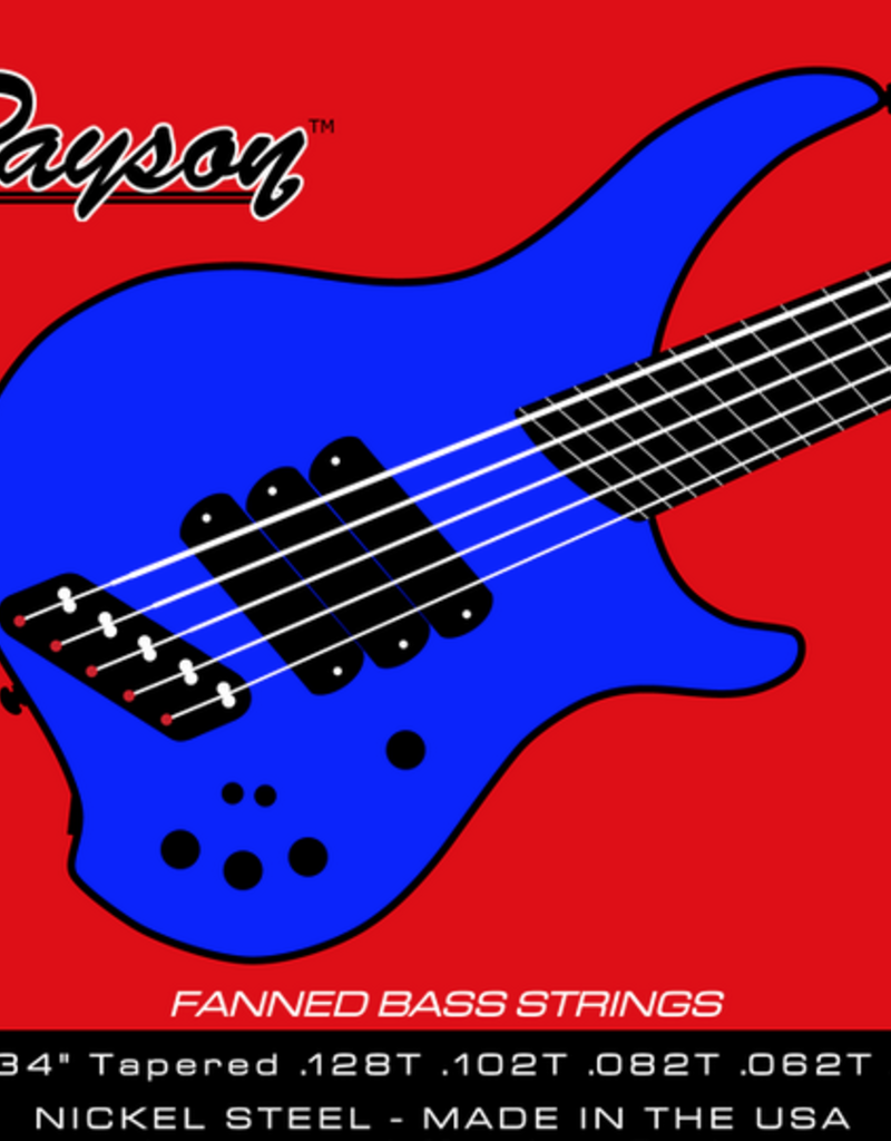 Payson Payson Fanned Fret Multi-Scale Nickel Steel 5 Strings Bass Set