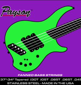 Payson Payson Fanned Fret Multi-Scale Stainless Steel 5 String Bass Strings Set