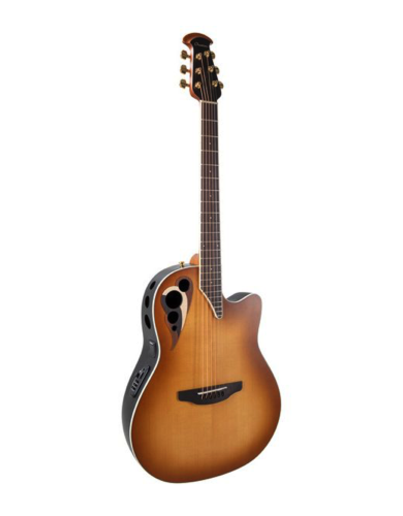 Ovation Ovation Celebrity Elite Deluxe CDX40-PB-G Peach Burst Satin