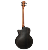 LAG LAG Sauvage BCE Acoustic Bass met gevoerde hoes