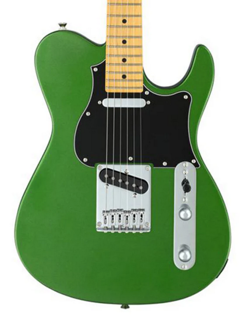 FGN FGN Guitars Boundary TL  Hyla Green Metallic met gigbag