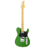 FGN FGN Guitars Boundary TL  Hyla Green Metallic met gigbag