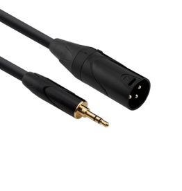 Red's music cable Red's cable MC1830BX Standard Microphone XLR male/Mini-jack stereo 3 meter