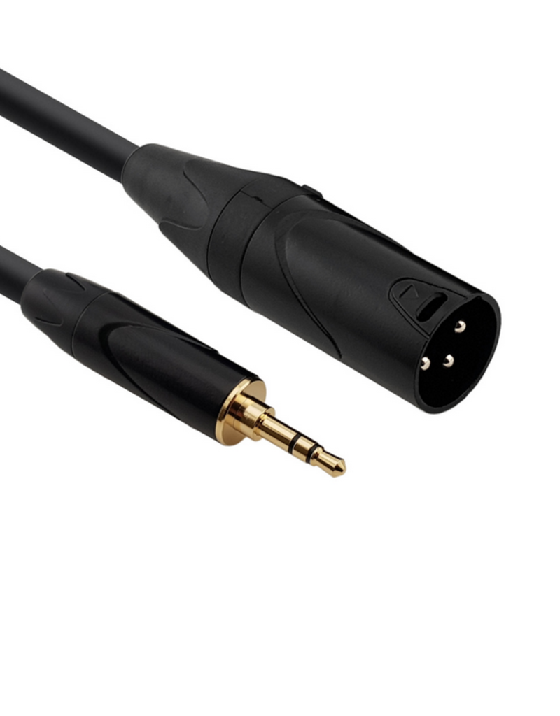 Red's music cable Red's cable MC1830BX Standard Microphone XLR male/Mini-jack stereo 3 meter