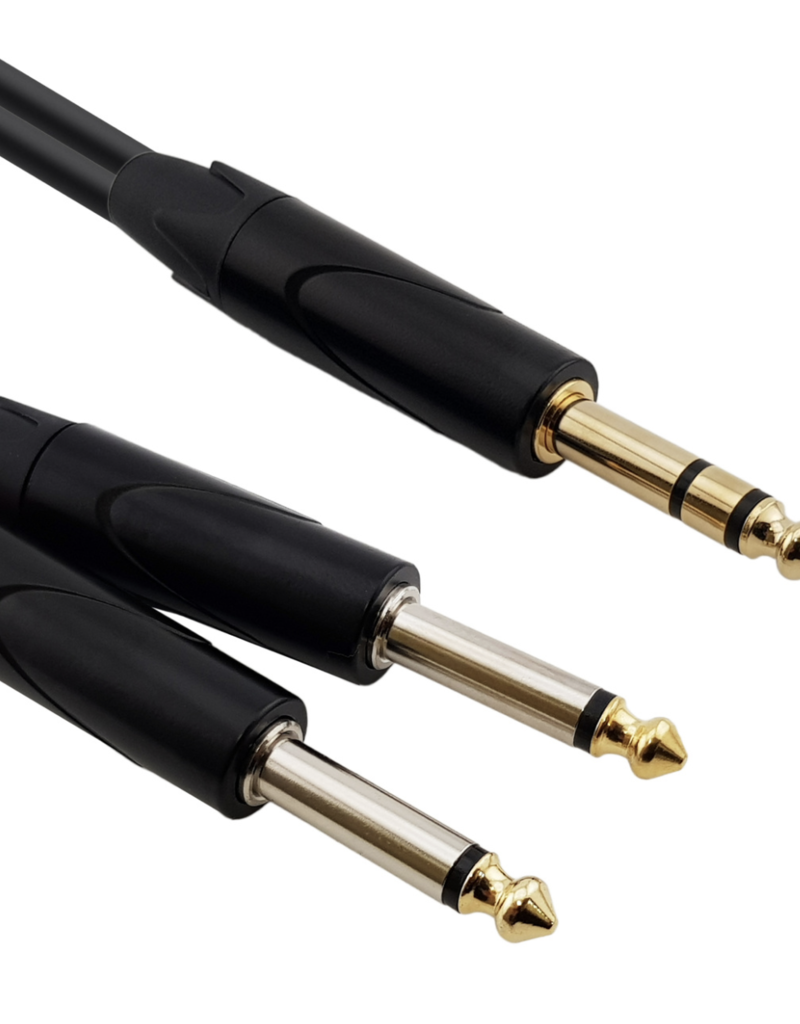 Red's music cable Red's cable Audio Standard Jack stereo / 2x Jack 3 meter