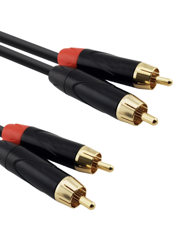 Red's music cable Red's cable Audio Standard 2x RCA / 2x RCA 1,5 meter