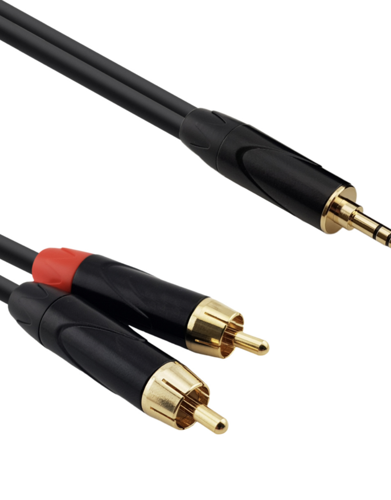 Red's music cable Red's cable Standard AU1630BX Mini jack / 2x RCA 3 meter