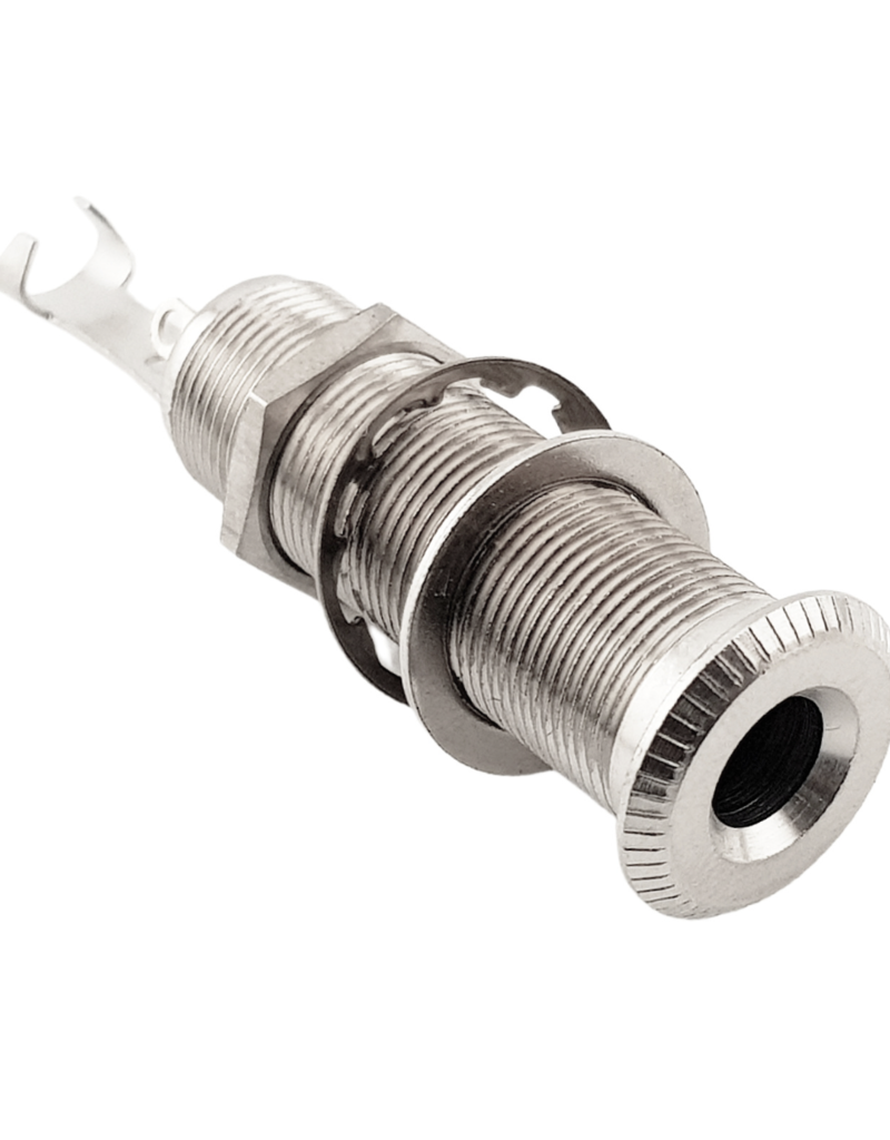 Red's music cable ST Pro Guitar Jack Endpin 3 pin socket Chrome