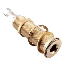 Red's music cable ST Pro Guitar Jack Endpin 3 Pin Socket GOLD