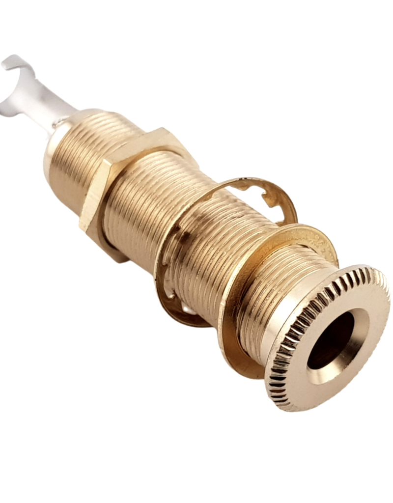 Red's music cable ST Pro Guitar Jack Endpin 3 Pin Socket GOLD