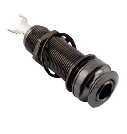 Red's music cable ST Pro Guitar Jack Endpin 3 Pin Socket Black met dop