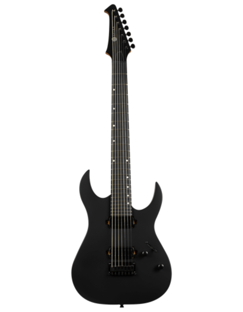 Spira Spira S-407 MBK 7 string guitar Satin black