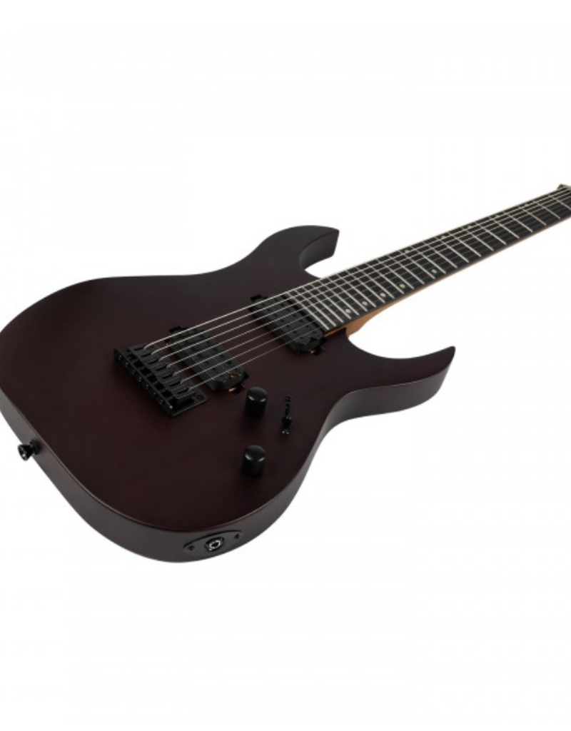 Spira Spira S-407 MWR 7 string guitar Satin red