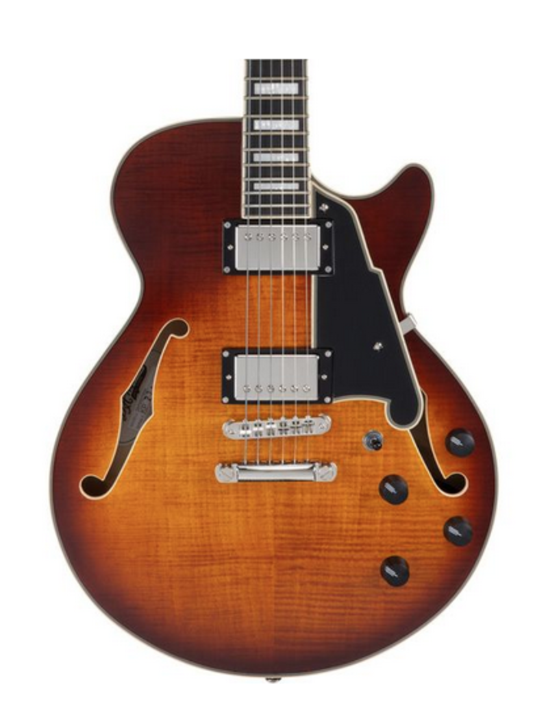 D' Angelico D' Angelico Premier SS Dark Iced Tea Burst