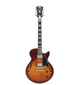D' Angelico D' Angelico Premier SS Dark Iced Tea Burst