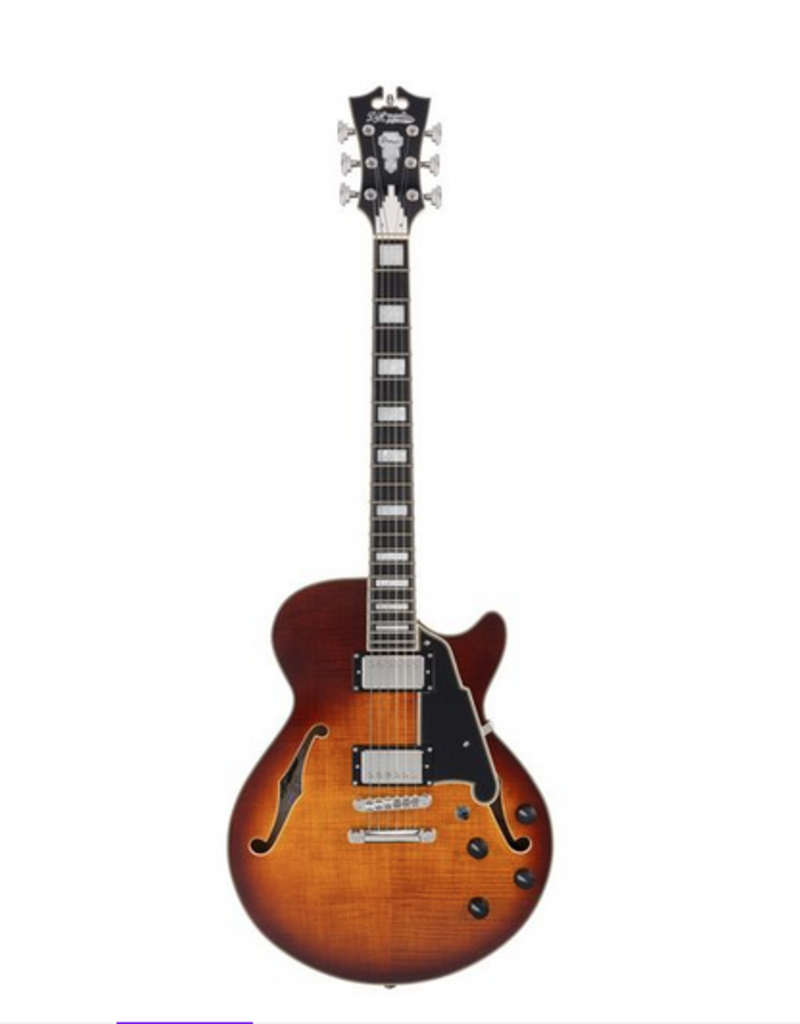 D' Angelico D' Angelico Premier SS Dark Iced Tea Burst