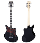 D' Angelico D' Angelico Deluxe Bedford solid black