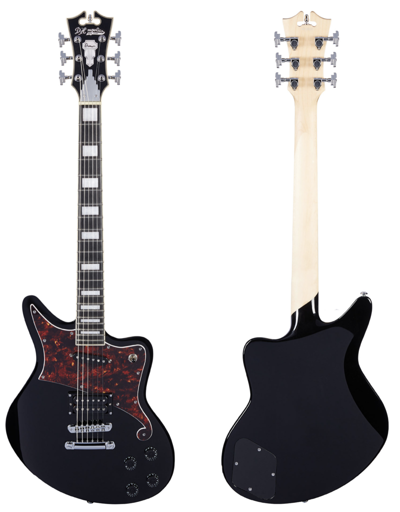 D' Angelico D' Angelico Deluxe Bedford solid black