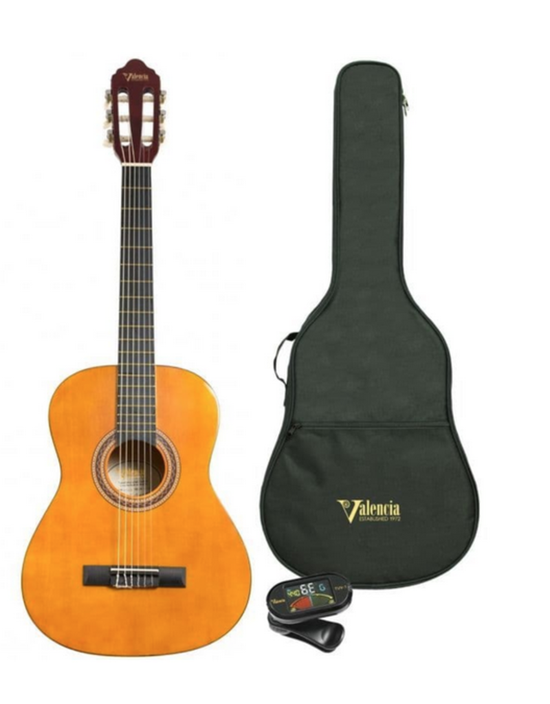 valencai Valencia klassieke 3/4 gitaar met hoes