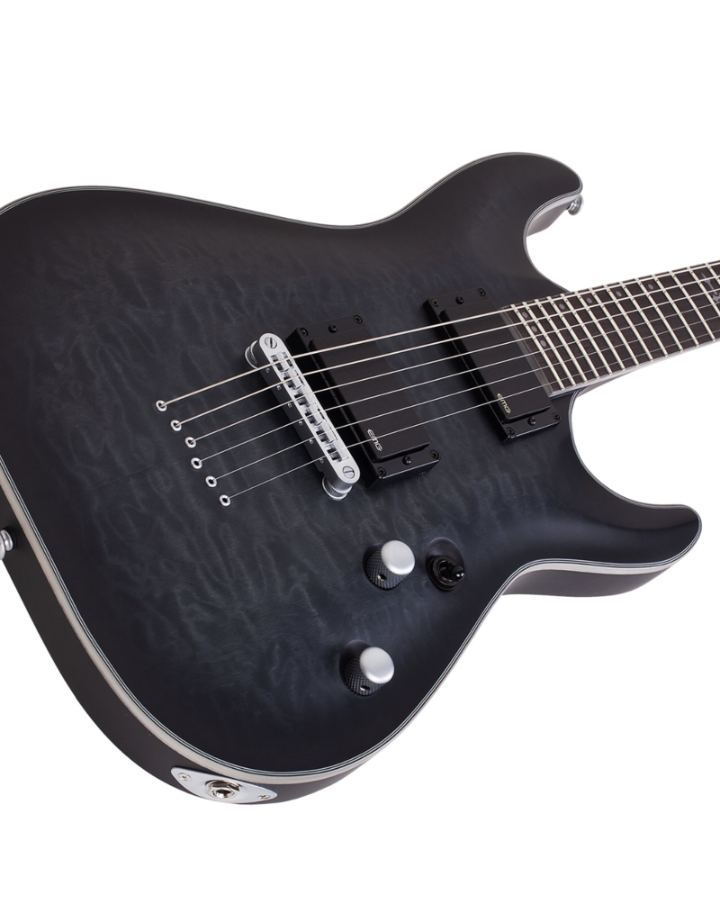 Schecter Schecter C-1 Platinum See-Thru Black Satin