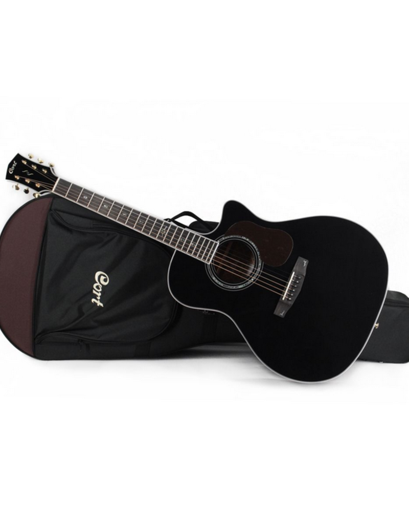 Cort Cort Gold A8 Black gloss solid rosewood