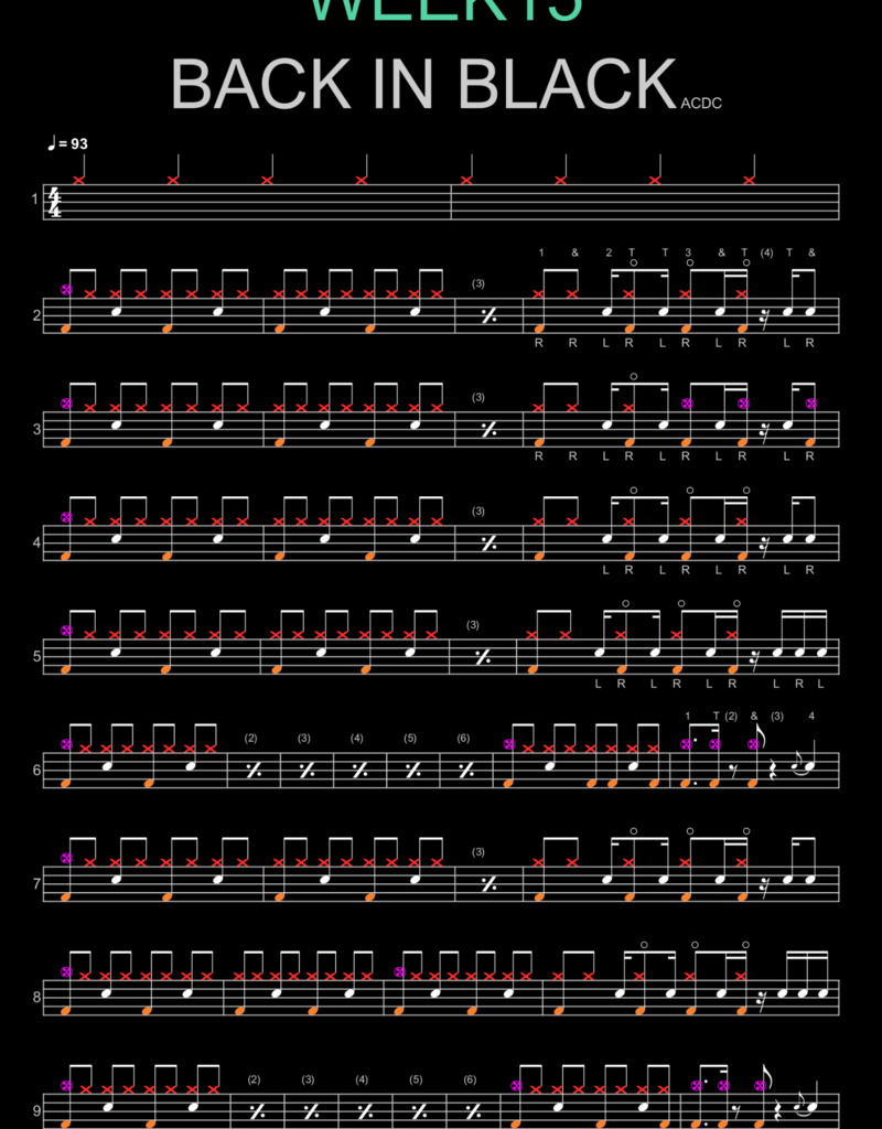 leondrums Leon drums - We gaan drummen niveau 3