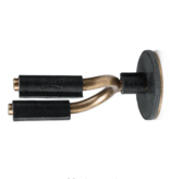 levy's Levy massief messing muurhanger met zwart lederen omhulsel