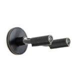 levy's Levy massief messing muurhanger met zwart lederen omhulsel