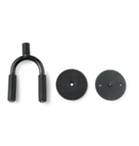 levy's Levy massief messing muurhanger met zwart lederen omhulsel