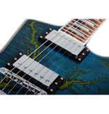 Schecter Schecter E-1 Electro Resin transparent blue