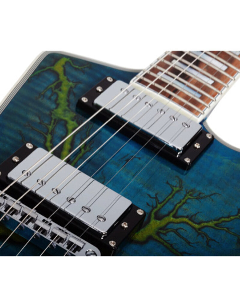 Schecter Schecter E-1 Electro Resin transparent blue