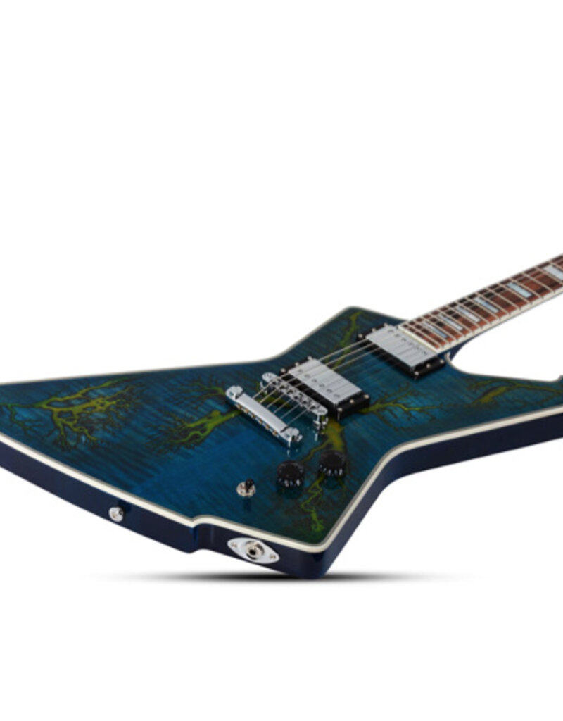 Schecter Schecter E-1 Electro Resin transparent blue