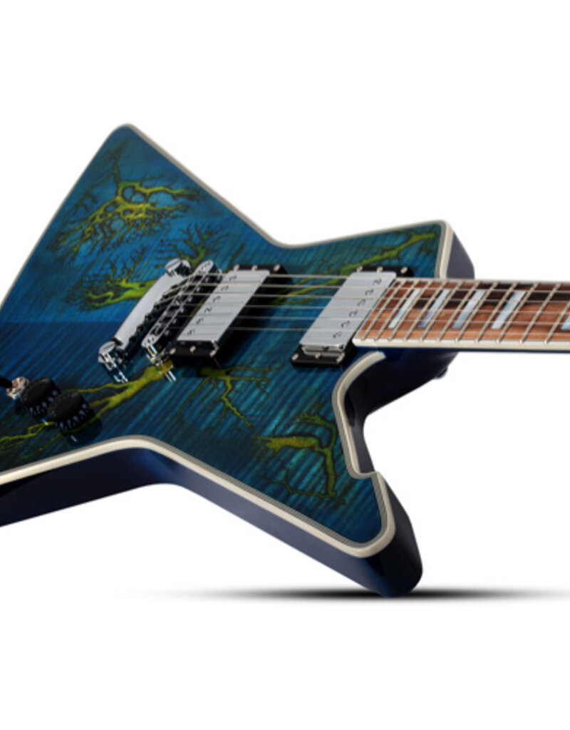 Schecter Schecter E-1 Electro Resin transparent blue
