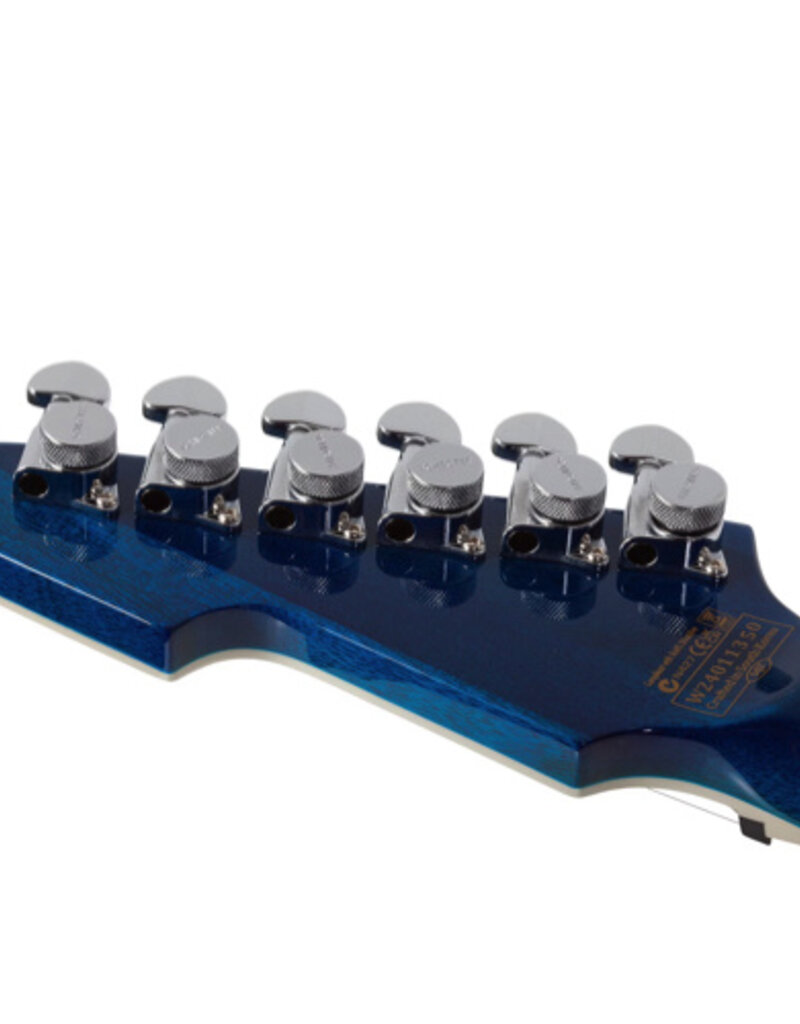 Schecter Schecter E-1 Electro Resin transparent blue